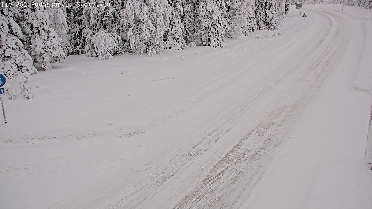 Kelikamerat Kuva Tie 862 Pudasjärvi, Syötekylä, Pudasjärvi, Pohjois-Pohjanmaa