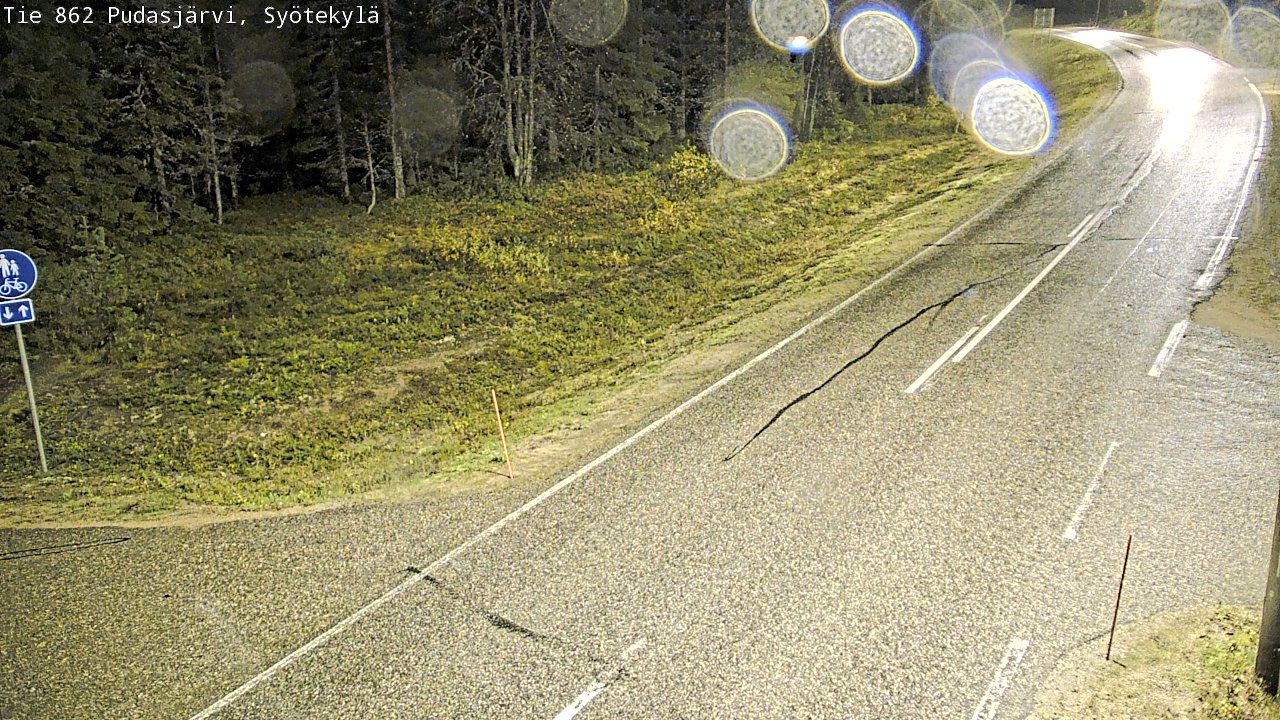 Kelikamerat Kuva Tie 862 Pudasjärvi, Syötekylä, Pudasjärvi, Pohjois-Pohjanmaa