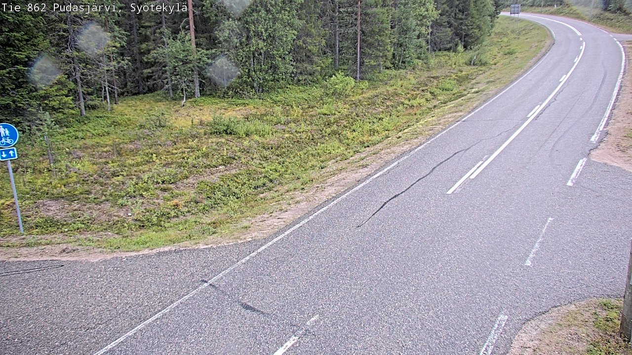 Kelikamerat Kuva Tie 862 Pudasjärvi, Syötekylä, Pudasjärvi, Pohjois-Pohjanmaa