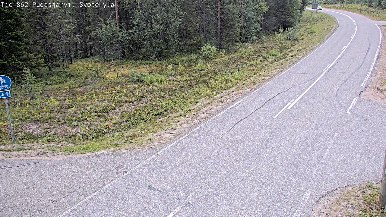Kelikamerat Kuva Tie 862 Pudasjärvi, Syötekylä, Pudasjärvi, Pohjois-Pohjanmaa