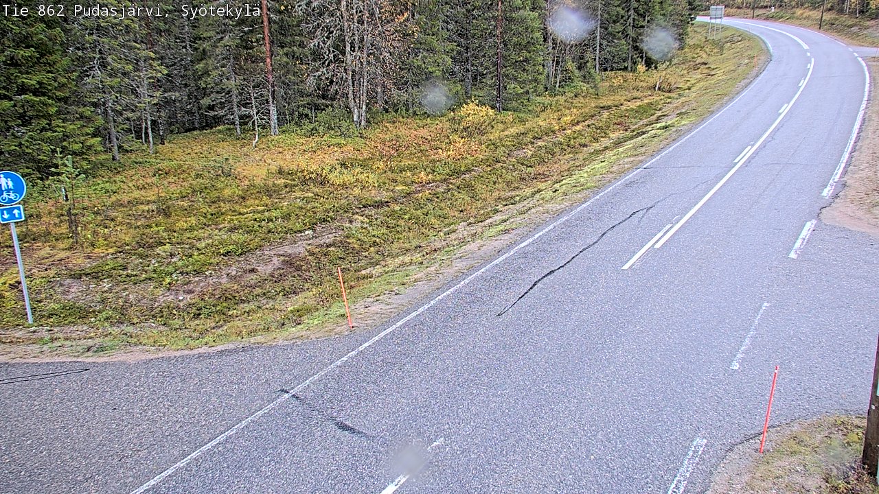 Kelikamerat Kuva Tie 862 Pudasjärvi, Syötekylä, Pudasjärvi, Pohjois-Pohjanmaa