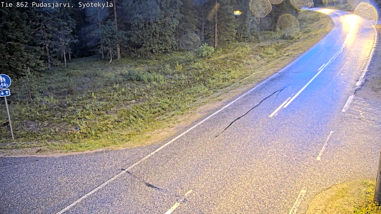 Kelikamerat Kuva Tie 862 Pudasjärvi, Syötekylä, Pudasjärvi, Pohjois-Pohjanmaa