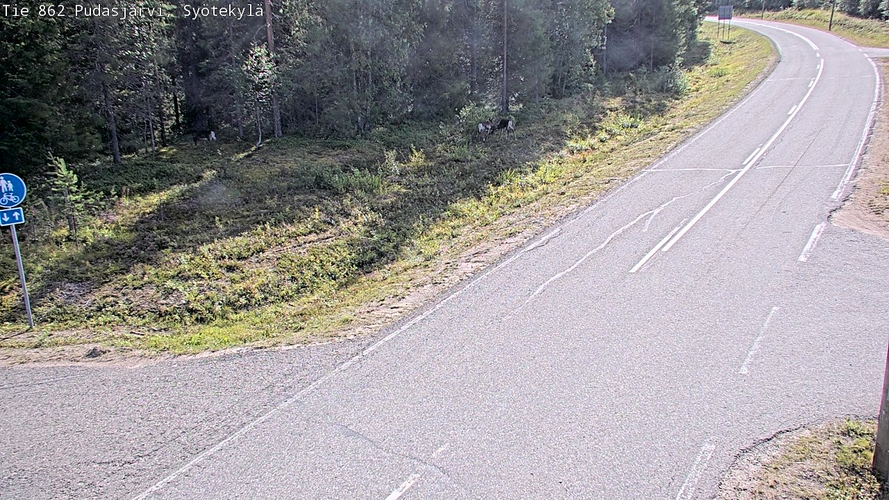 Kelikamerat Kuva Tie 862 Pudasjärvi, Syötekylä, Pudasjärvi, Pohjois-Pohjanmaa