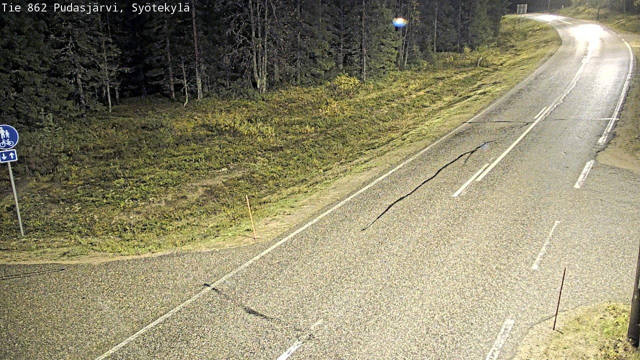 Kelikamerat Kuva Tie 862 Pudasjärvi, Syötekylä, Pudasjärvi, Pohjois-Pohjanmaa