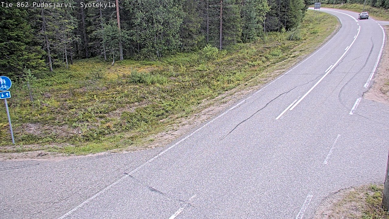 Kelikamerat Kuva Tie 862 Pudasjärvi, Syötekylä, Pudasjärvi, Pohjois-Pohjanmaa
