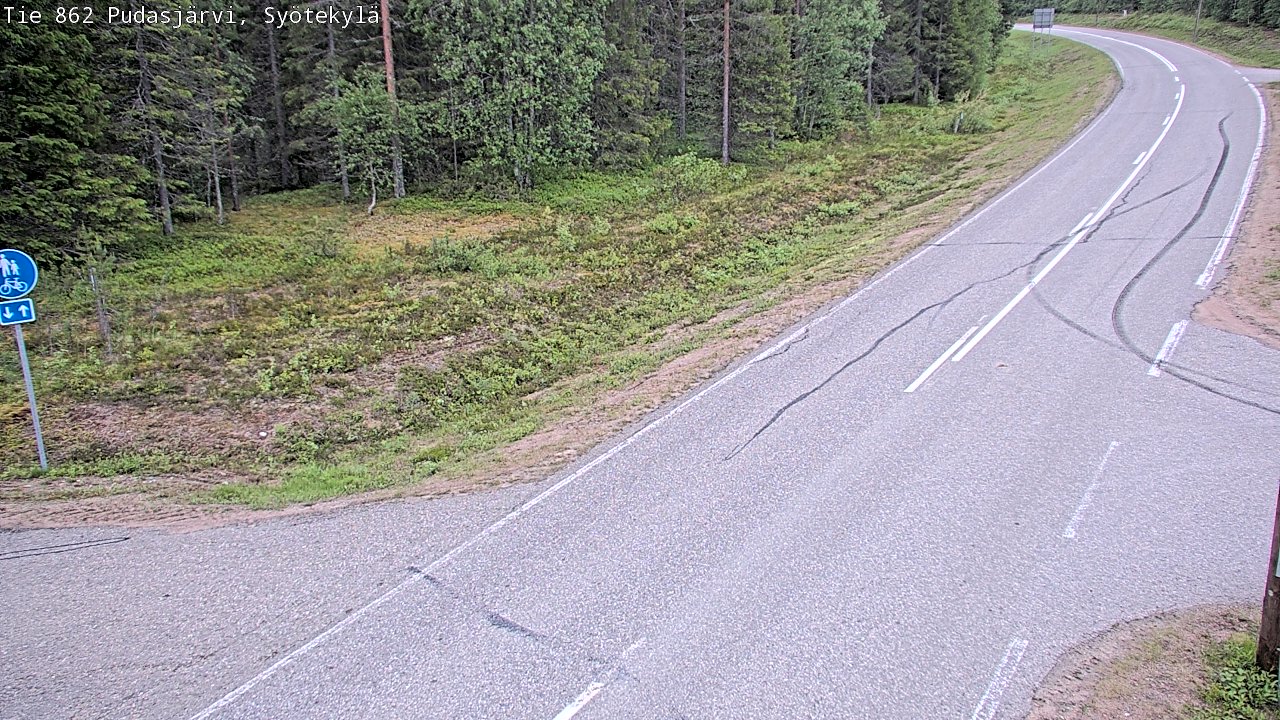 Kelikamerat Kuva Tie 862 Pudasjärvi, Syötekylä, Pudasjärvi, Pohjois-Pohjanmaa