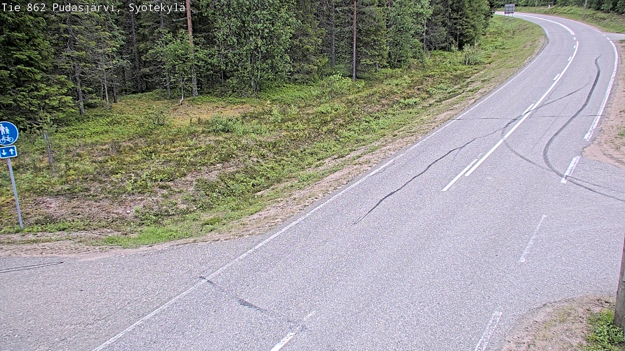 Kelikamerat Kuva Tie 862 Pudasjärvi, Syötekylä, Pudasjärvi, Pohjois-Pohjanmaa