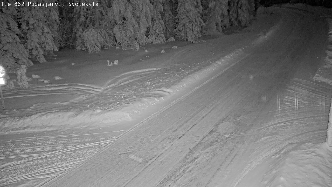 Kelikamerat Kuva Tie 862 Pudasjärvi, Syötekylä, Pudasjärvi, Pohjois-Pohjanmaa