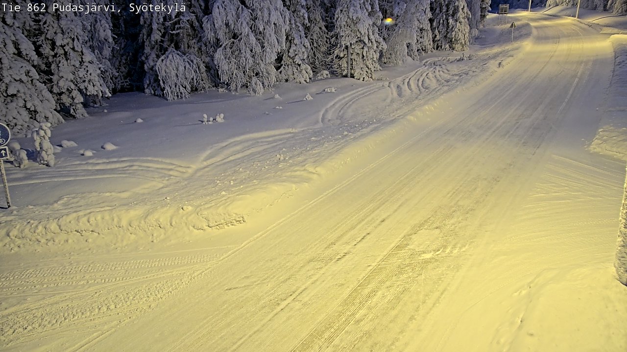 Kelikamerat Kuva Tie 862 Pudasjärvi, Syötekylä, Pudasjärvi, Pohjois-Pohjanmaa