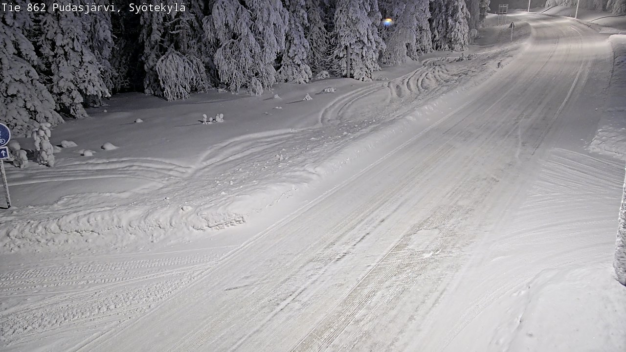 Kelikamerat Kuva Tie 862 Pudasjärvi, Syötekylä, Pudasjärvi, Pohjois-Pohjanmaa