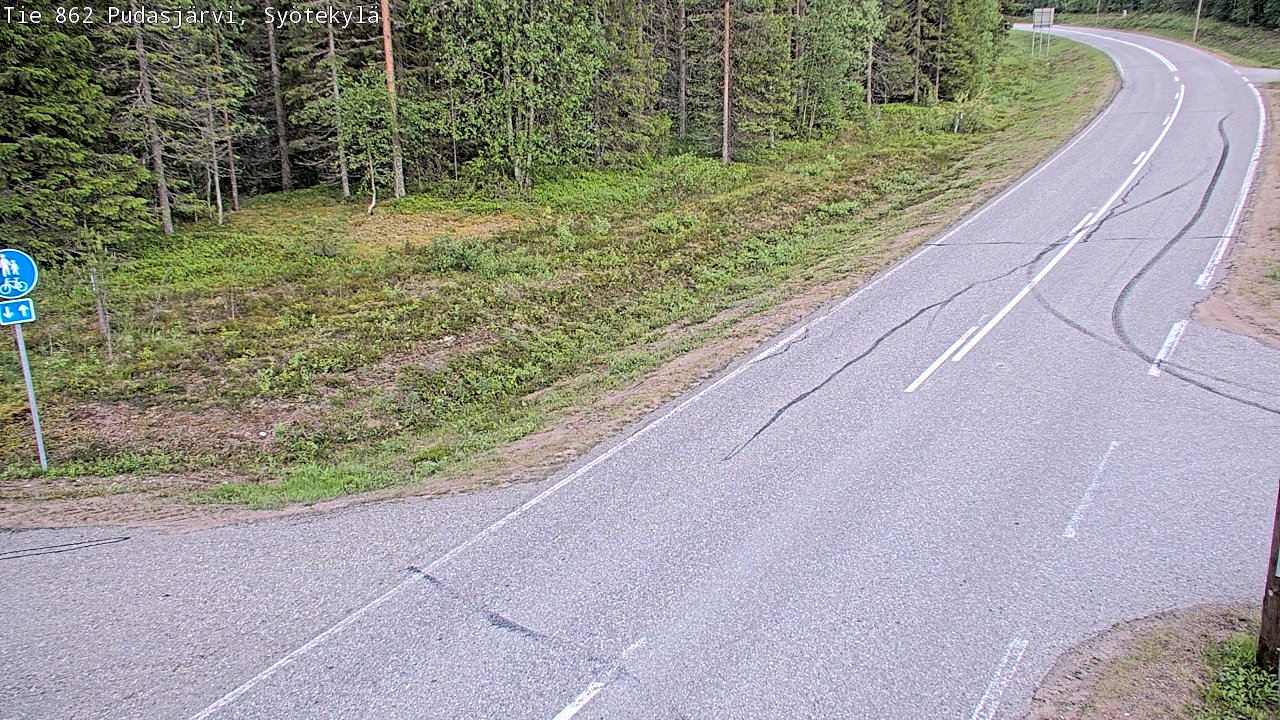 Kelikamerat Kuva Tie 862 Pudasjärvi, Syötekylä, Pudasjärvi, Pohjois-Pohjanmaa