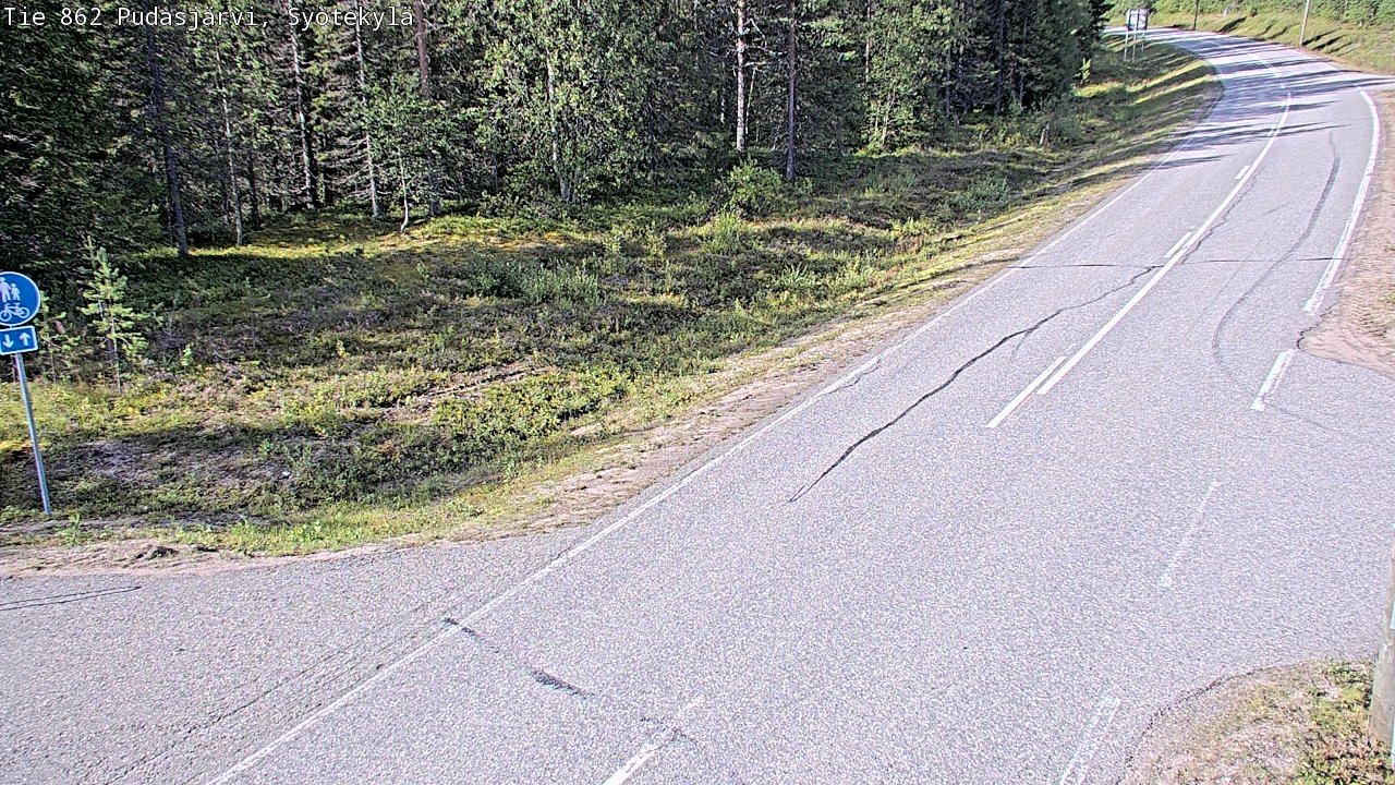 Kelikamerat Kuva Tie 862 Pudasjärvi, Syötekylä, Pudasjärvi, Pohjois-Pohjanmaa