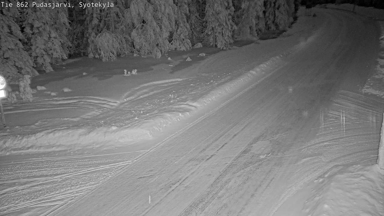 Kelikamerat Kuva Tie 862 Pudasjärvi, Syötekylä, Pudasjärvi, Pohjois-Pohjanmaa