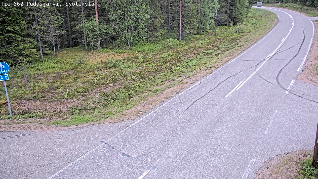 Kelikamerat Kuva Tie 862 Pudasjärvi, Syötekylä, Pudasjärvi, Pohjois-Pohjanmaa