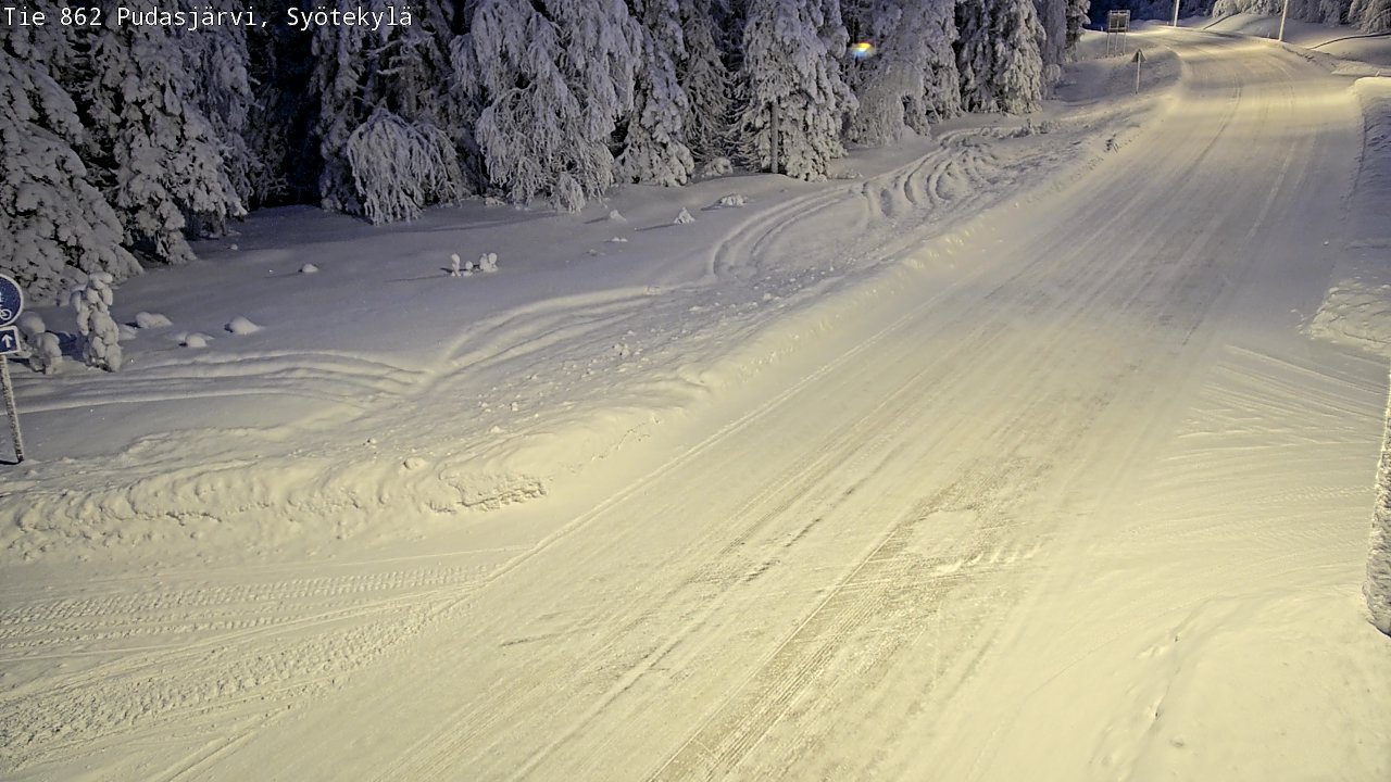 Kelikamerat Kuva Tie 862 Pudasjärvi, Syötekylä, Pudasjärvi, Pohjois-Pohjanmaa