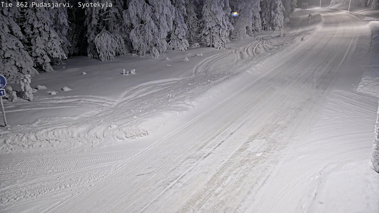 Kelikamerat Kuva Tie 862 Pudasjärvi, Syötekylä, Pudasjärvi, Pohjois-Pohjanmaa