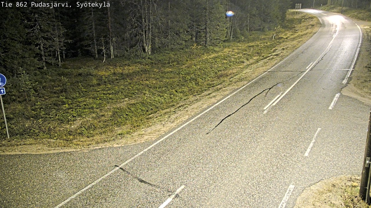 Kelikamerat Kuva Tie 862 Pudasjärvi, Syötekylä, Pudasjärvi, Pohjois-Pohjanmaa