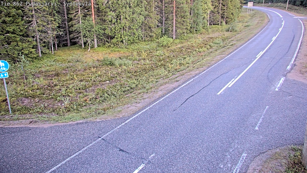 Kelikamerat Kuva Tie 862 Pudasjärvi, Syötekylä, Pudasjärvi, Pohjois-Pohjanmaa