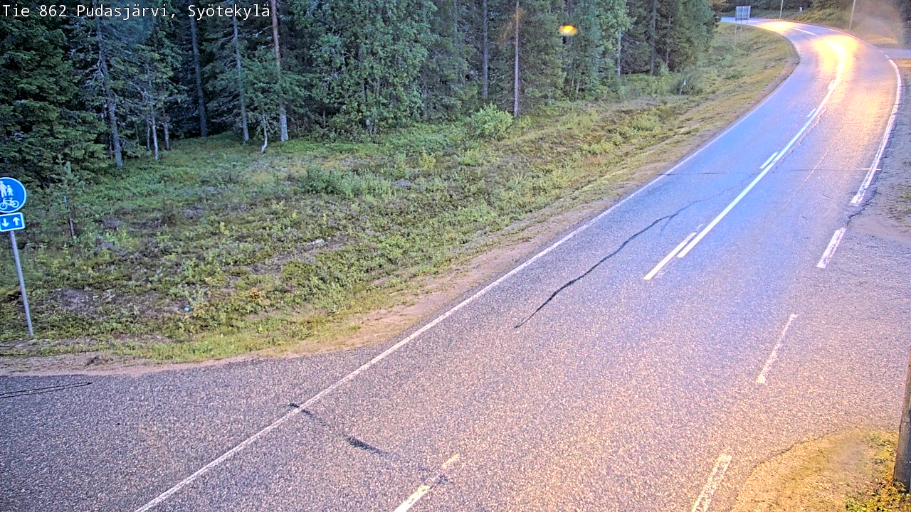 Kelikamerat Kuva Tie 862 Pudasjärvi, Syötekylä, Pudasjärvi, Pohjois-Pohjanmaa
