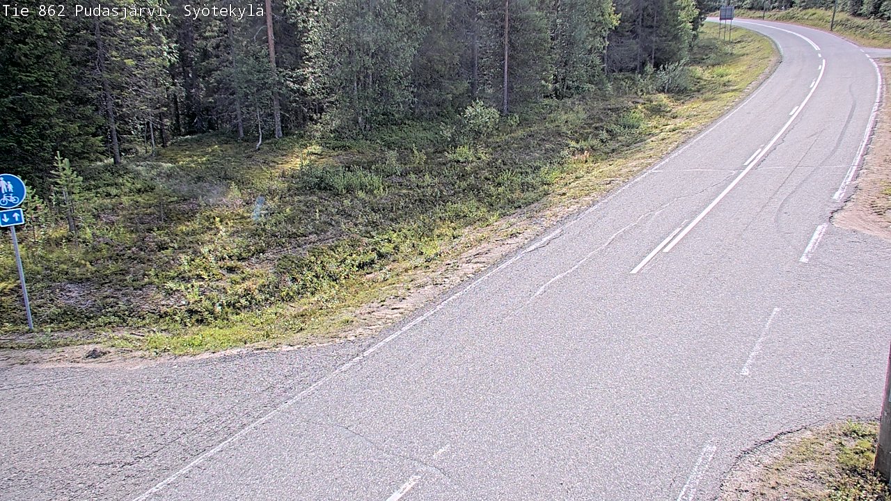 Kelikamerat Kuva Tie 862 Pudasjärvi, Syötekylä, Pudasjärvi, Pohjois-Pohjanmaa