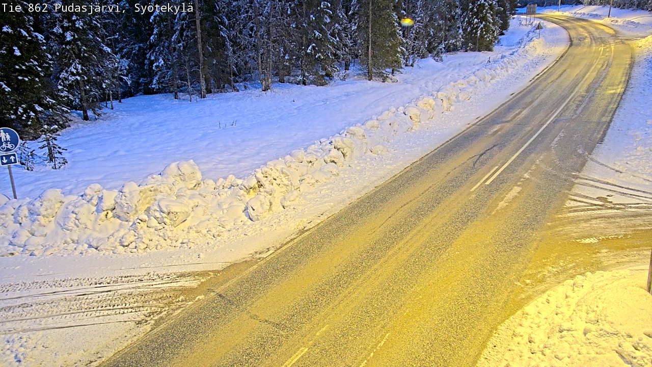Kelikamerat Kuva Tie 862 Pudasjärvi, Syötekylä, Pudasjärvi, Pohjois-Pohjanmaa