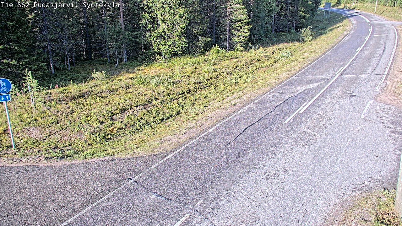 Kelikamerat Kuva Tie 862 Pudasjärvi, Syötekylä, Pudasjärvi, Pohjois-Pohjanmaa