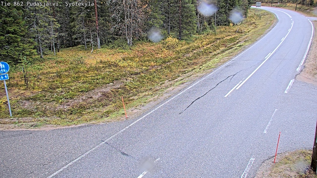 Kelikamerat Kuva Tie 862 Pudasjärvi, Syötekylä, Pudasjärvi, Pohjois-Pohjanmaa