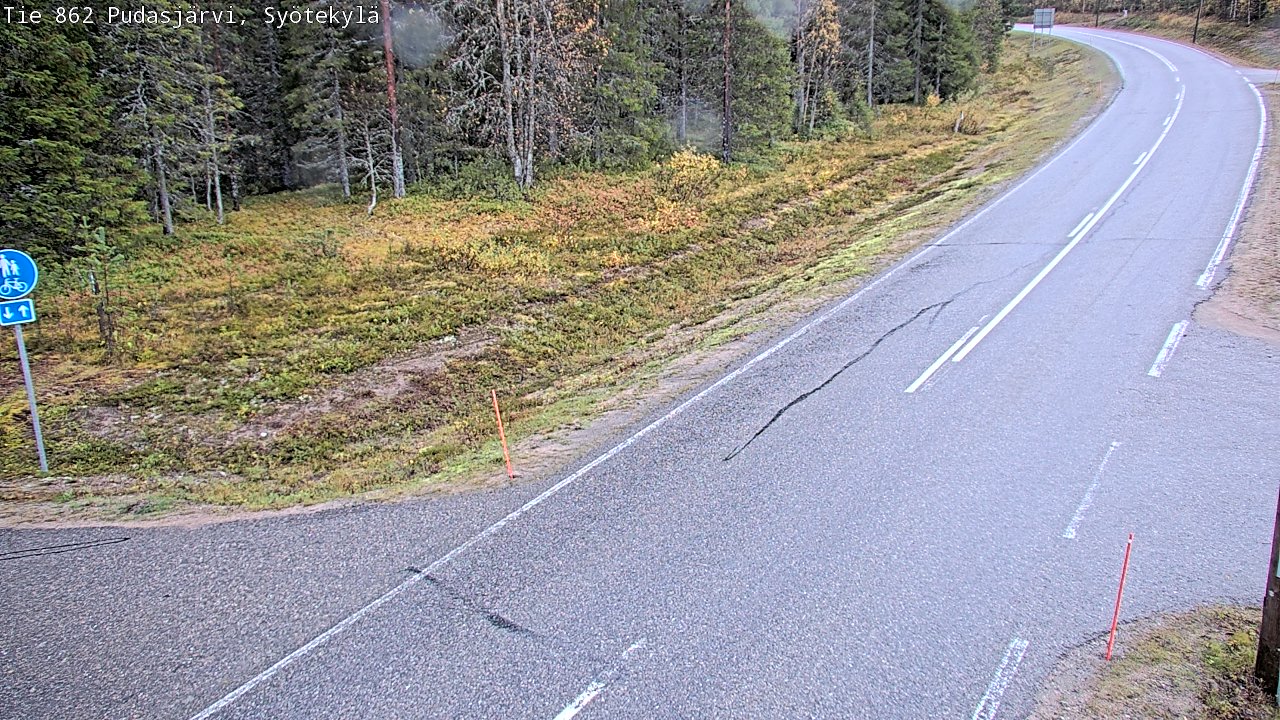Kelikamerat Kuva Tie 862 Pudasjärvi, Syötekylä, Pudasjärvi, Pohjois-Pohjanmaa