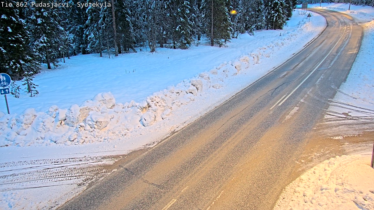 Kelikamerat Kuva Tie 862 Pudasjärvi, Syötekylä, Pudasjärvi, Pohjois-Pohjanmaa