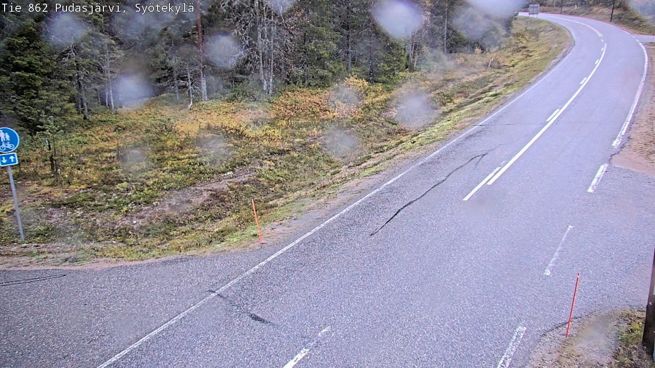 Kelikamerat Kuva Tie 862 Pudasjärvi, Syötekylä, Pudasjärvi, Pohjois-Pohjanmaa