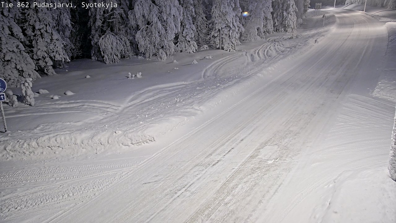Kelikamerat Kuva Tie 862 Pudasjärvi, Syötekylä, Pudasjärvi, Pohjois-Pohjanmaa