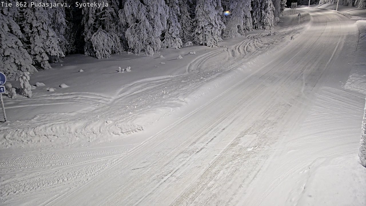 Kelikamerat Kuva Tie 862 Pudasjärvi, Syötekylä, Pudasjärvi, Pohjois-Pohjanmaa