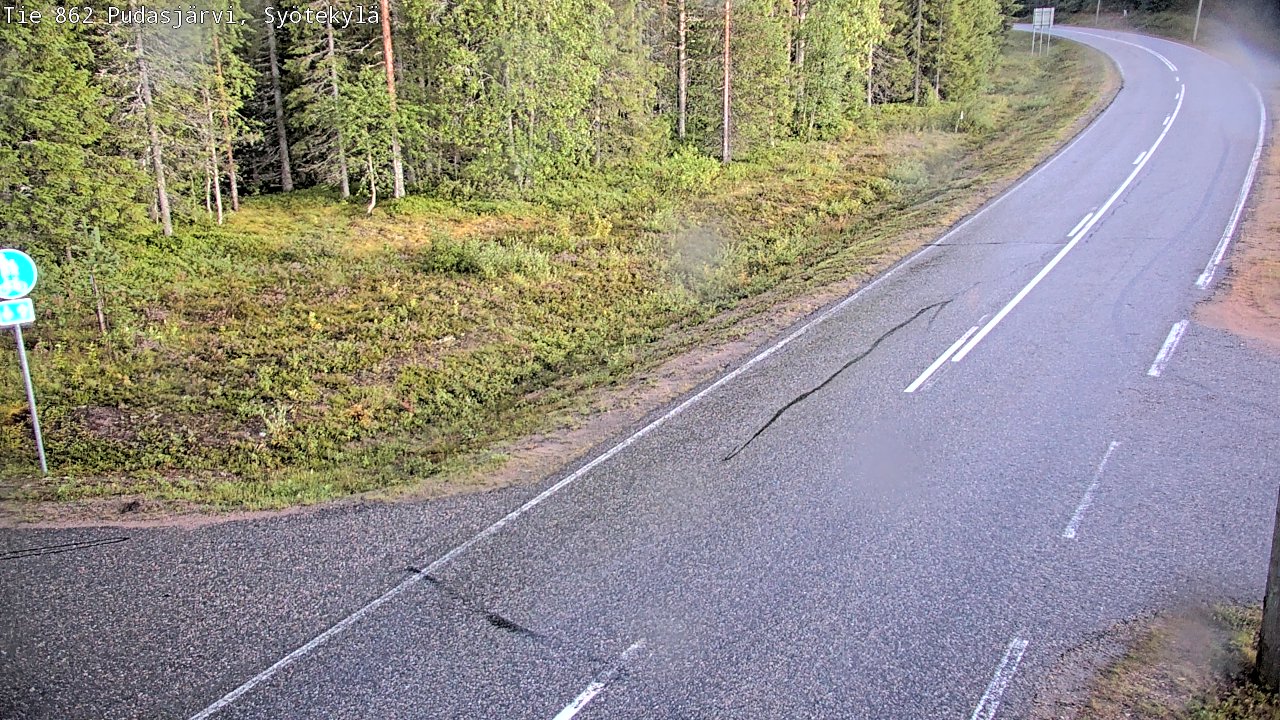 Kelikamerat Kuva Tie 862 Pudasjärvi, Syötekylä, Pudasjärvi, Pohjois-Pohjanmaa