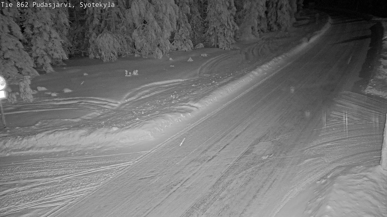 Kelikamerat Kuva Tie 862 Pudasjärvi, Syötekylä, Pudasjärvi, Pohjois-Pohjanmaa