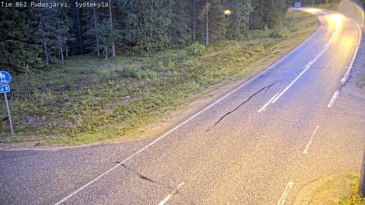 Kelikamerat Kuva Tie 862 Pudasjärvi, Syötekylä, Pudasjärvi, Pohjois-Pohjanmaa