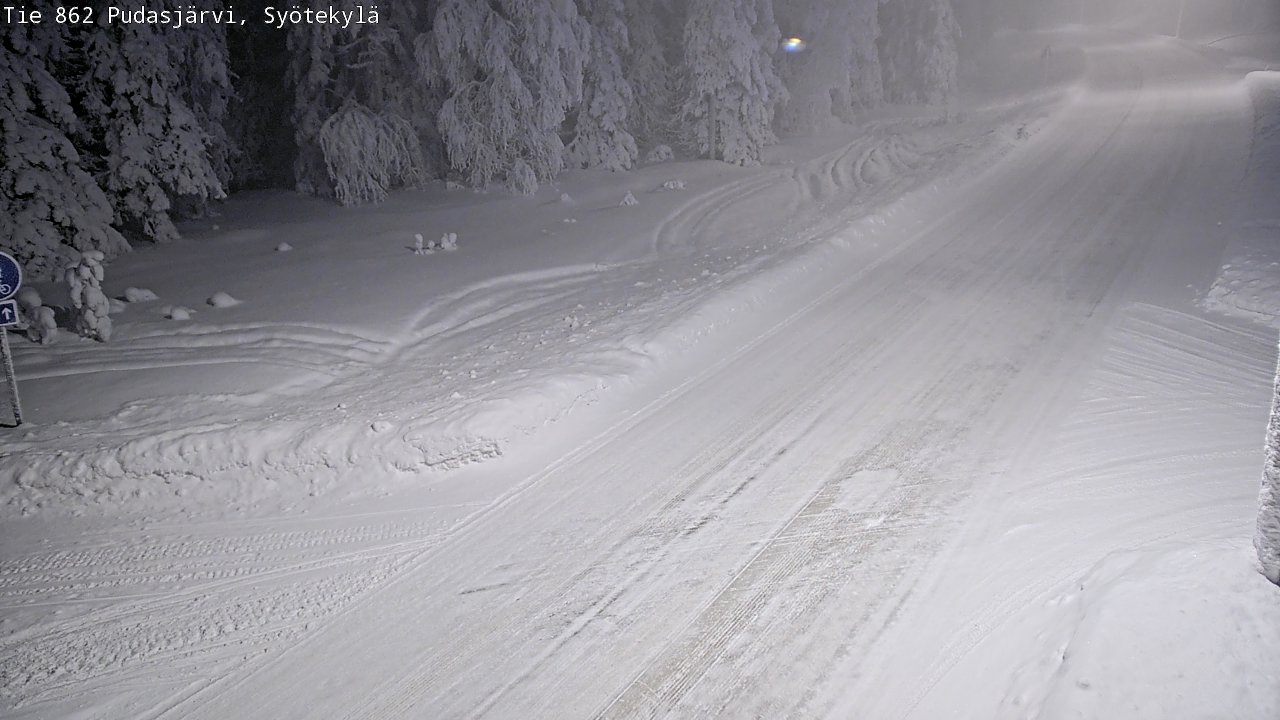 Kelikamerat Kuva Tie 862 Pudasjärvi, Syötekylä, Pudasjärvi, Pohjois-Pohjanmaa