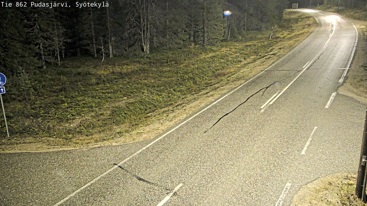 Kelikamerat Kuva Tie 862 Pudasjärvi, Syötekylä, Pudasjärvi, Pohjois-Pohjanmaa
