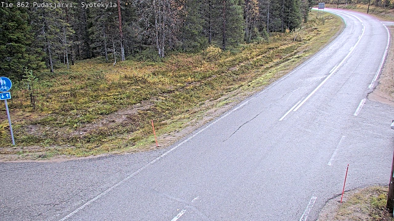 Kelikamerat Kuva Tie 862 Pudasjärvi, Syötekylä, Pudasjärvi, Pohjois-Pohjanmaa