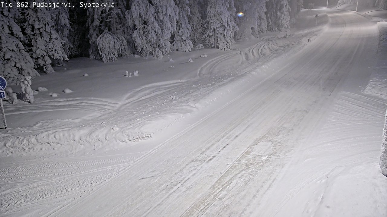 Kelikamerat Kuva Tie 862 Pudasjärvi, Syötekylä, Pudasjärvi, Pohjois-Pohjanmaa