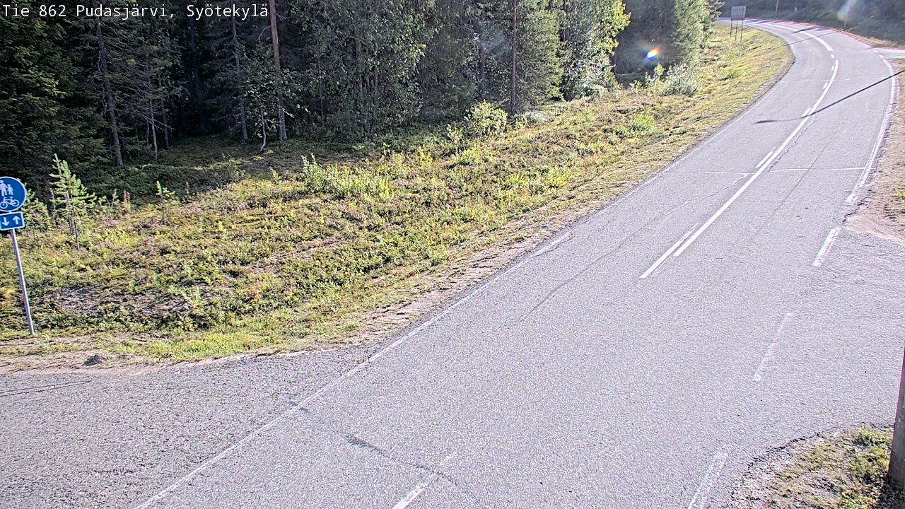 Kelikamerat Kuva Tie 862 Pudasjärvi, Syötekylä, Pudasjärvi, Pohjois-Pohjanmaa