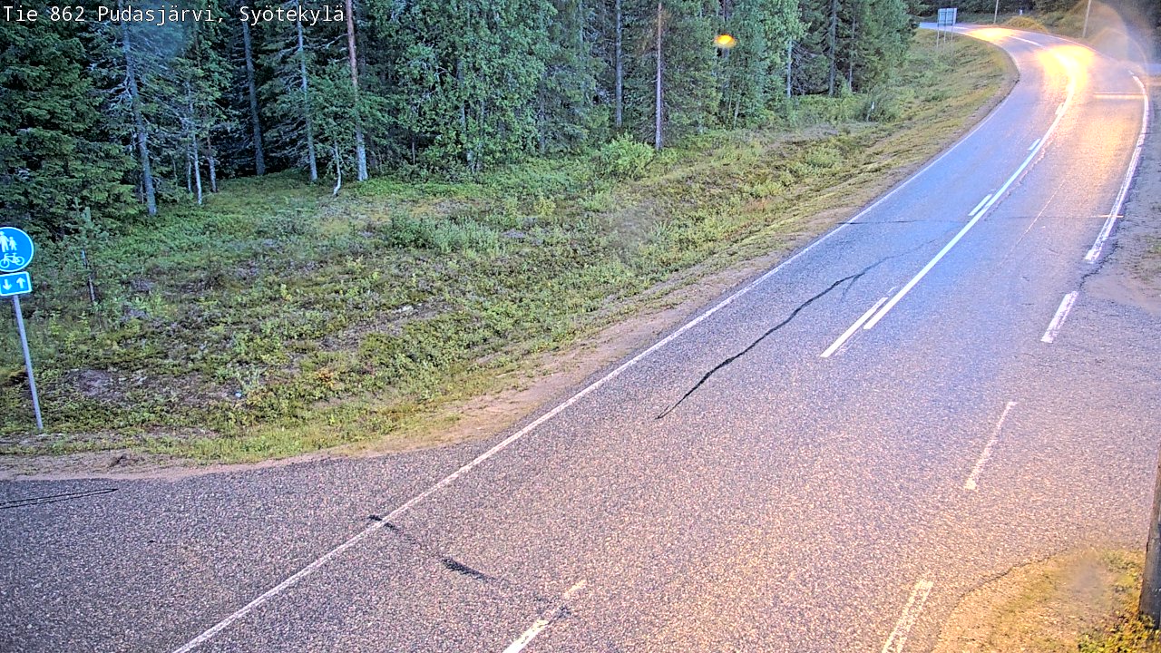 Kelikamerat Kuva Tie 862 Pudasjärvi, Syötekylä, Pudasjärvi, Pohjois-Pohjanmaa