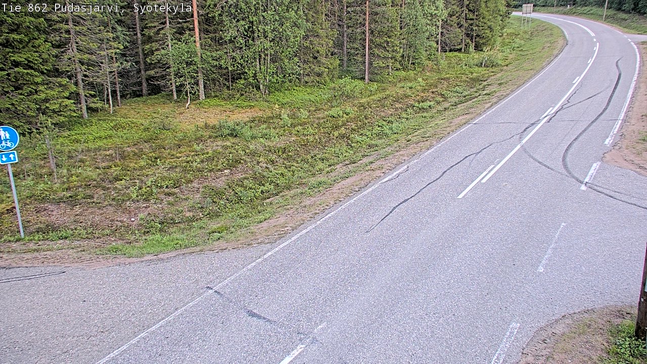 Kelikamerat Kuva Tie 862 Pudasjärvi, Syötekylä, Pudasjärvi, Pohjois-Pohjanmaa