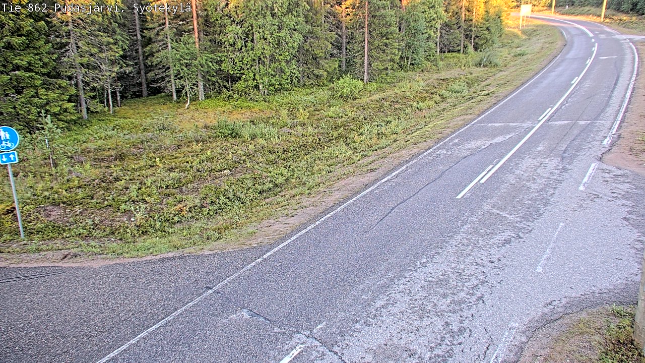 Kelikamerat Kuva Tie 862 Pudasjärvi, Syötekylä, Pudasjärvi, Pohjois-Pohjanmaa