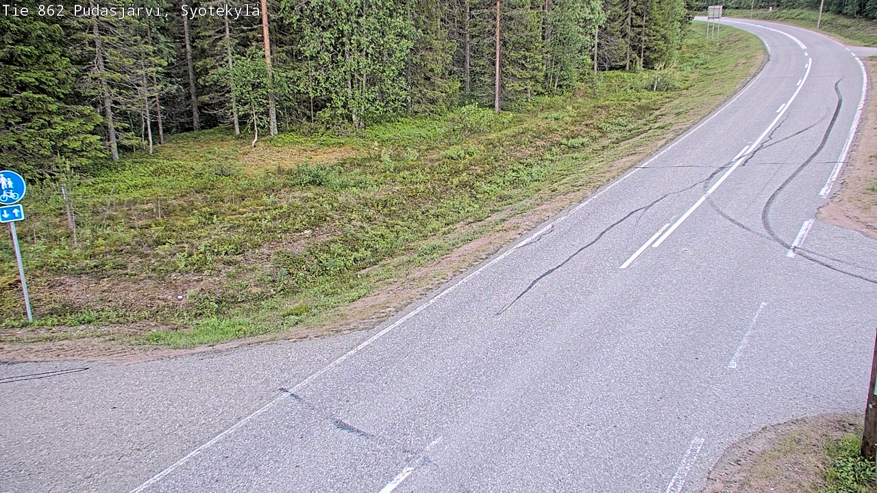 Kelikamerat Kuva Tie 862 Pudasjärvi, Syötekylä, Pudasjärvi, Pohjois-Pohjanmaa