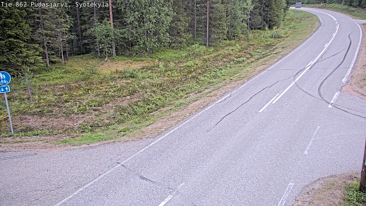 Kelikamerat Kuva Tie 862 Pudasjärvi, Syötekylä, Pudasjärvi, Pohjois-Pohjanmaa