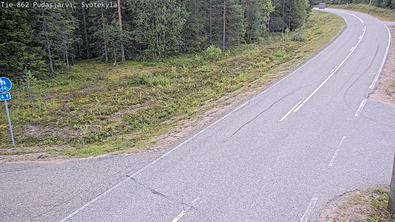 Kelikamerat Kuva Tie 862 Pudasjärvi, Syötekylä, Pudasjärvi, Pohjois-Pohjanmaa