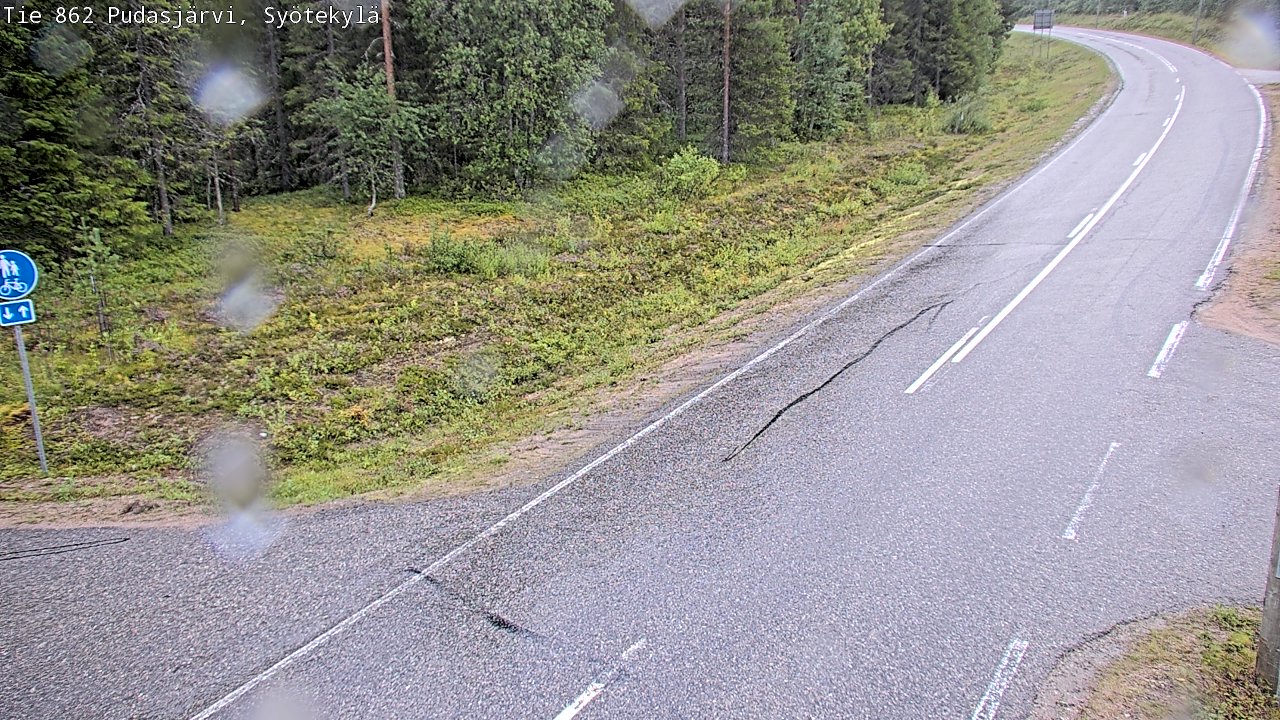 Kelikamerat Kuva Tie 862 Pudasjärvi, Syötekylä, Pudasjärvi, Pohjois-Pohjanmaa