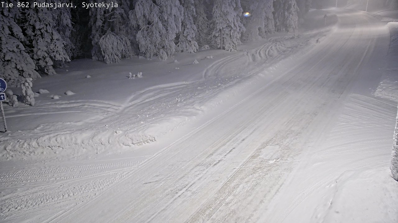 Kelikamerat Kuva Tie 862 Pudasjärvi, Syötekylä, Pudasjärvi, Pohjois-Pohjanmaa