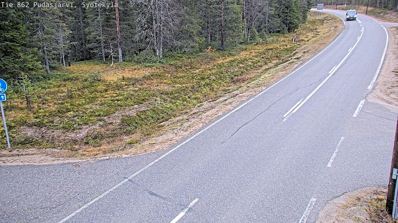 Kelikamerat Kuva Tie 862 Pudasjärvi, Syötekylä, Pudasjärvi, Pohjois-Pohjanmaa