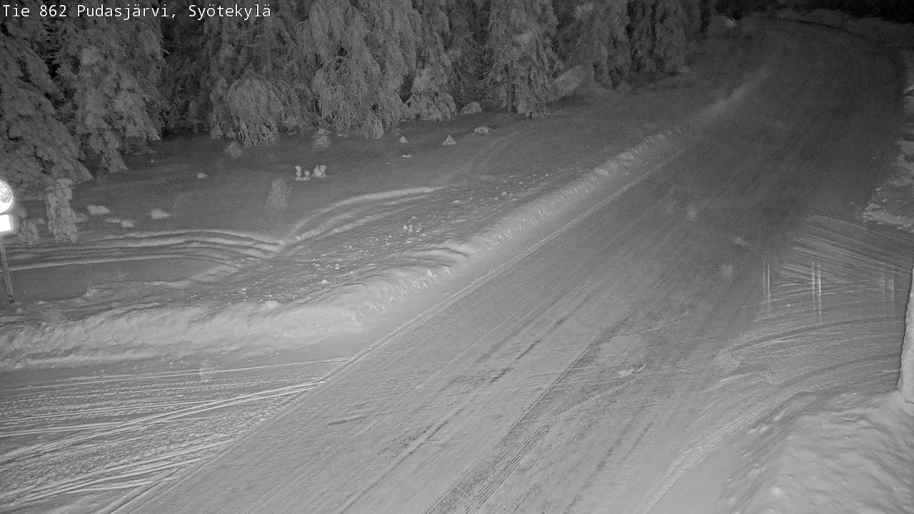 Kelikamerat Kuva Tie 862 Pudasjärvi, Syötekylä, Pudasjärvi, Pohjois-Pohjanmaa